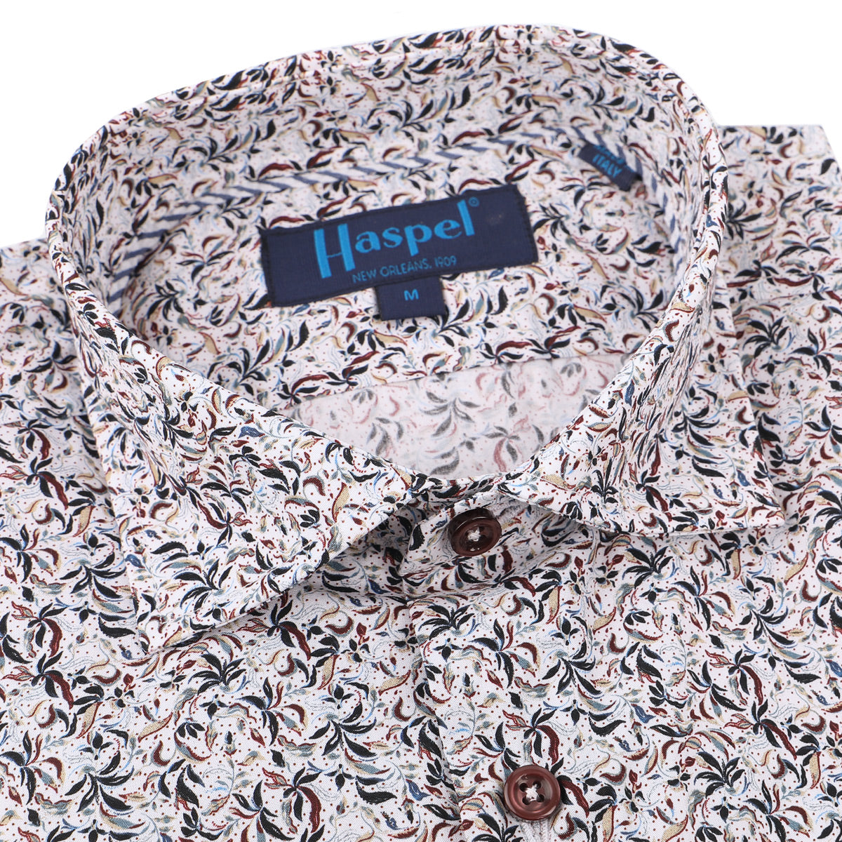 Lightweight and a little flare. Get ready for good times.  100% Cotton • Long Sleeve • Spread Collar • Chest Pocket • Classic Fit 