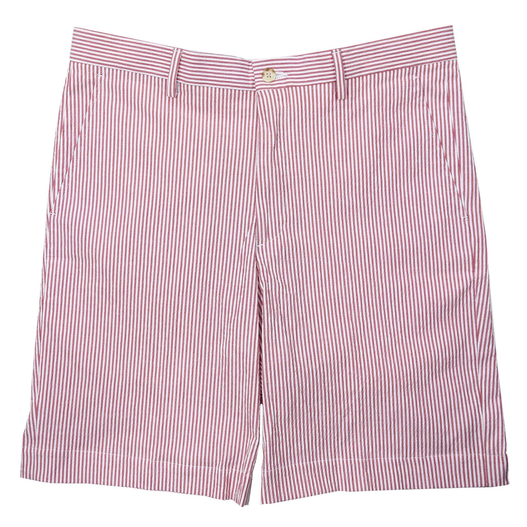 Men's Shorts | Felicity Red Seersucker Short | Haspel Men's Shorts | Felicity Red Seersucker Short | Haspel