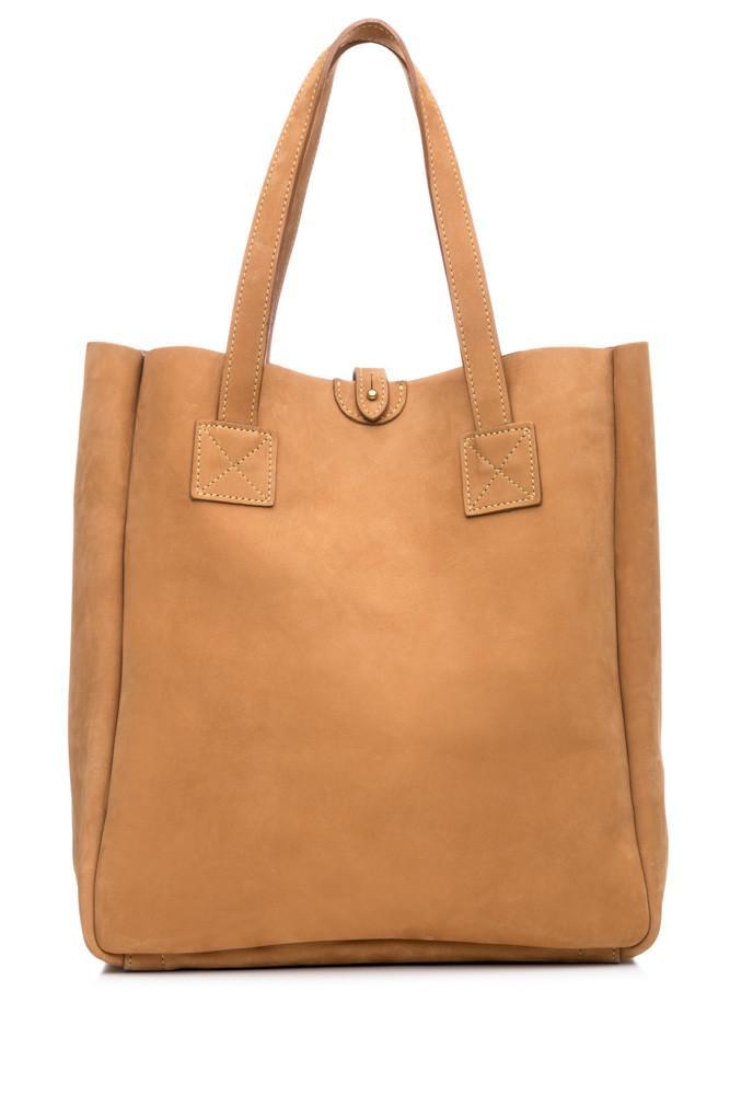 Haspel Mulholland American Bison Small Box Tote Tote Haspel