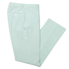 Men's Seersucker Pant | Mint Julep Green Seersucker Stretch