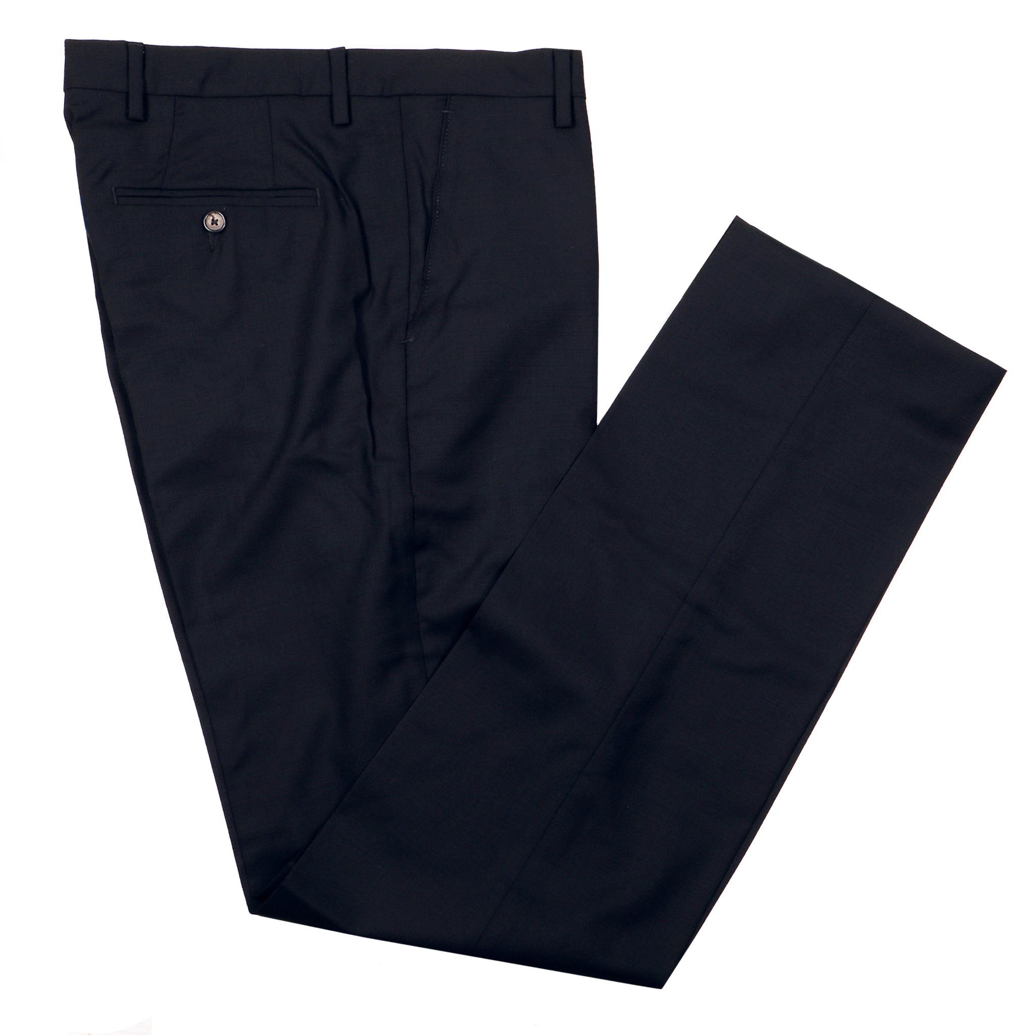 Berle Stretch Tropical Weight Wool Trousers  Medium Grey  Craig Reagin  Clothiers