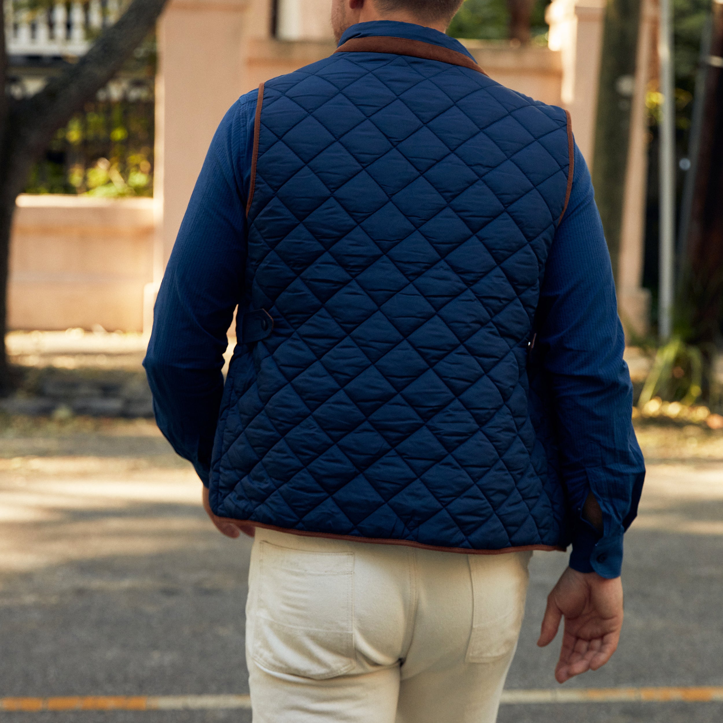 Men's Vests, Sportsman Navy Quilted Vest