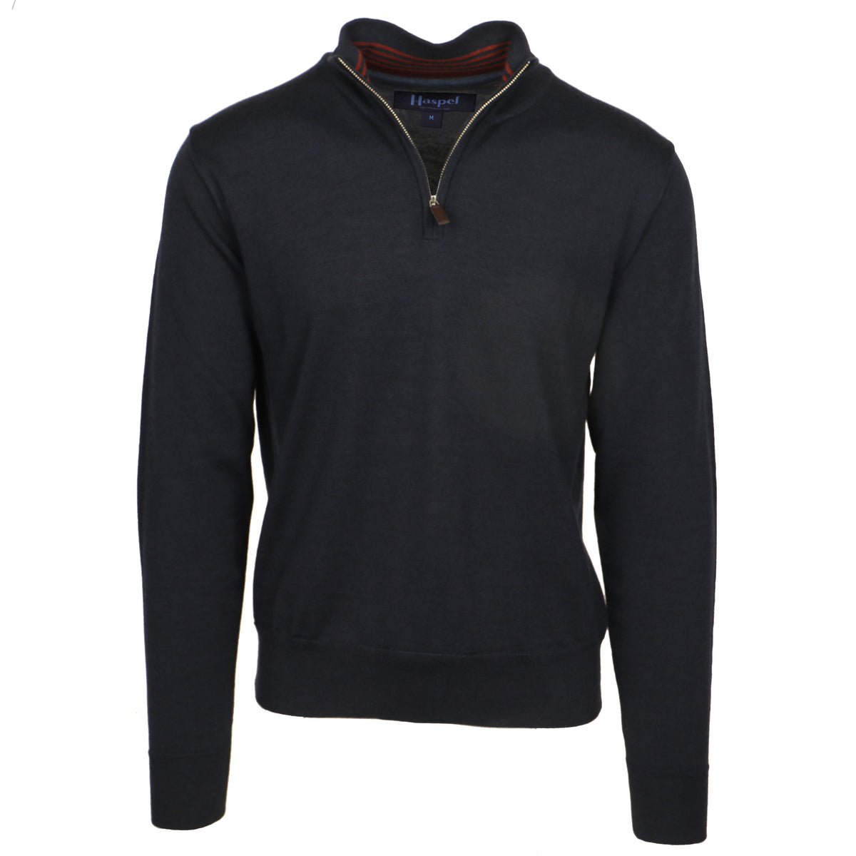 Lafayette Navy Quarter Zip Sweater