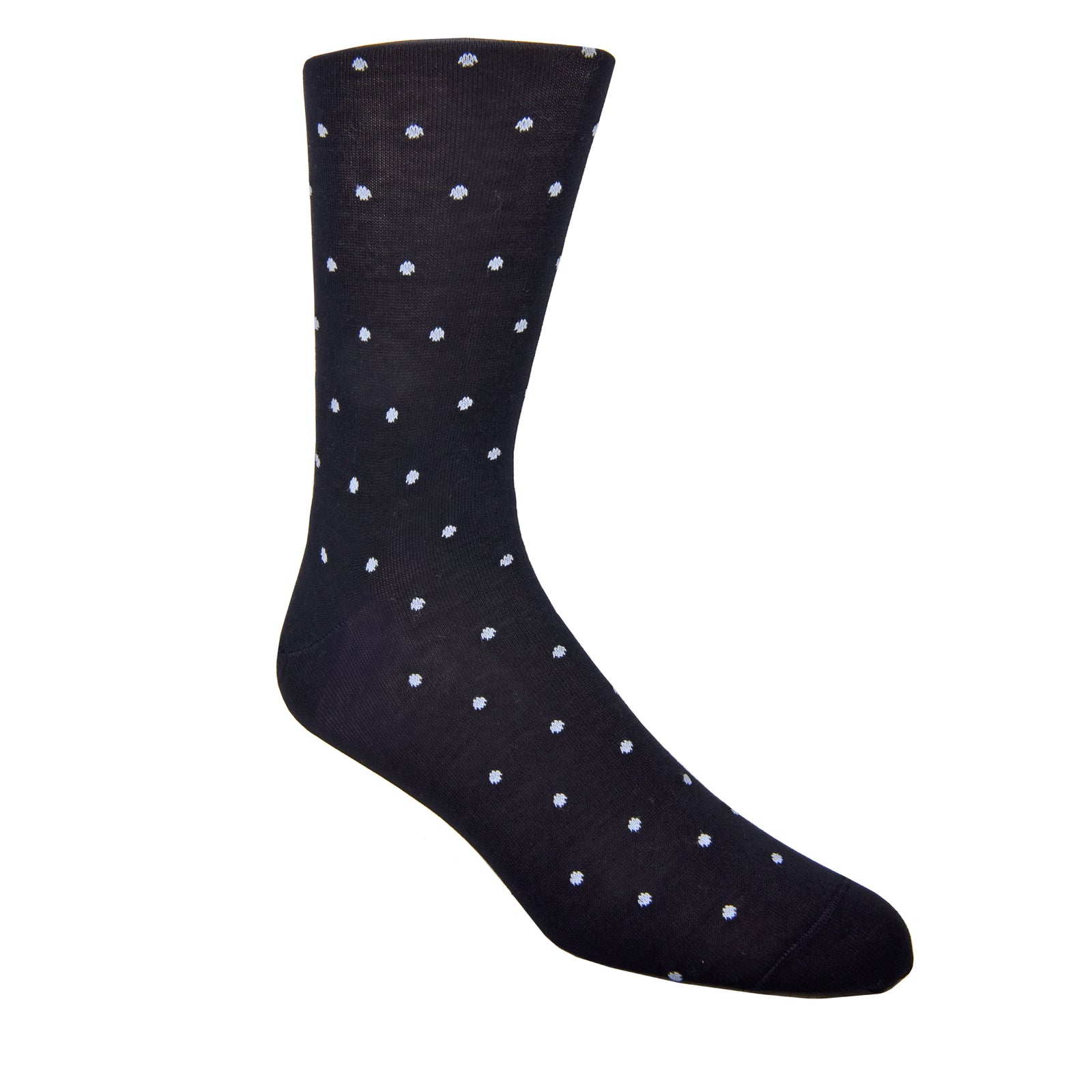 Dots on dots on dots. Life is too short to wear boring socks! #damnright  70% Mercerized Cotton 29% Nylon 1% Spandex Fits Size 8-12 Machine Washable Made in the USA