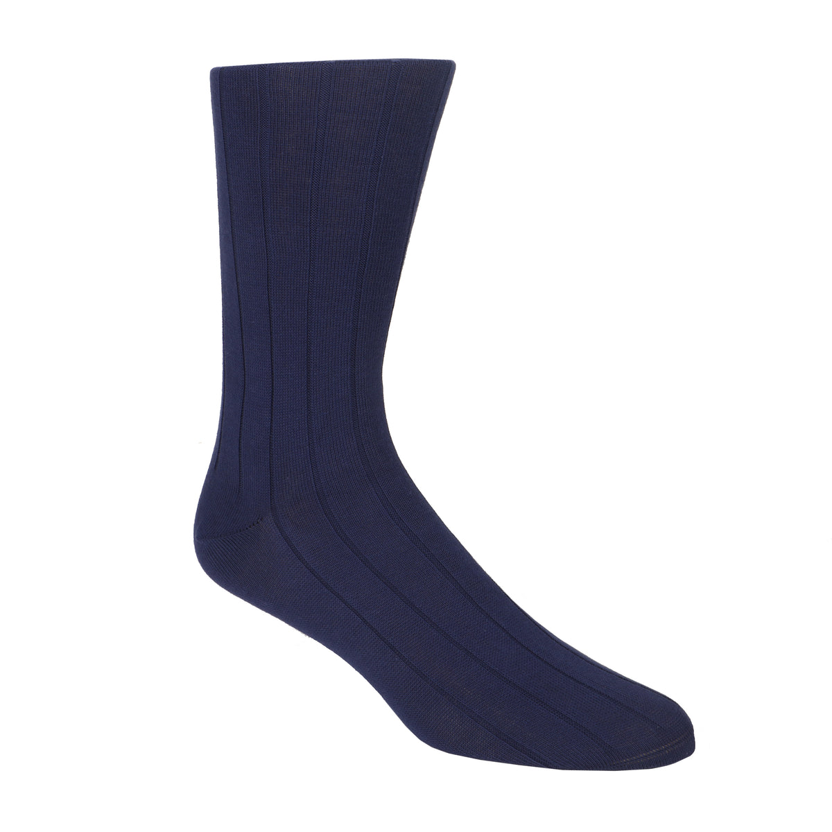Mid Calf Extra Medium Blue Sock