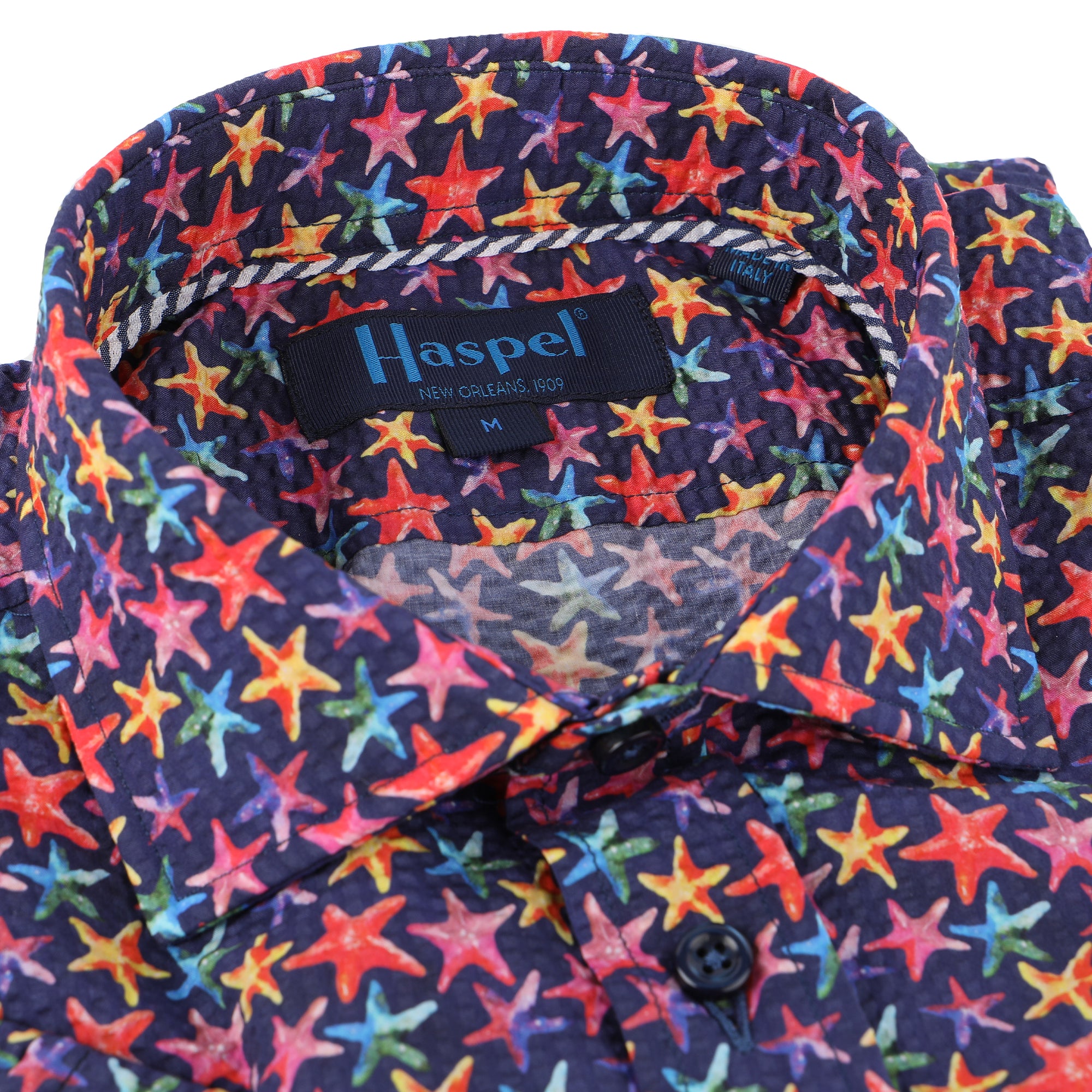 The stars of the sea will make you a star of the seaside. Good times head will have you floating and cool in 100% cotton.