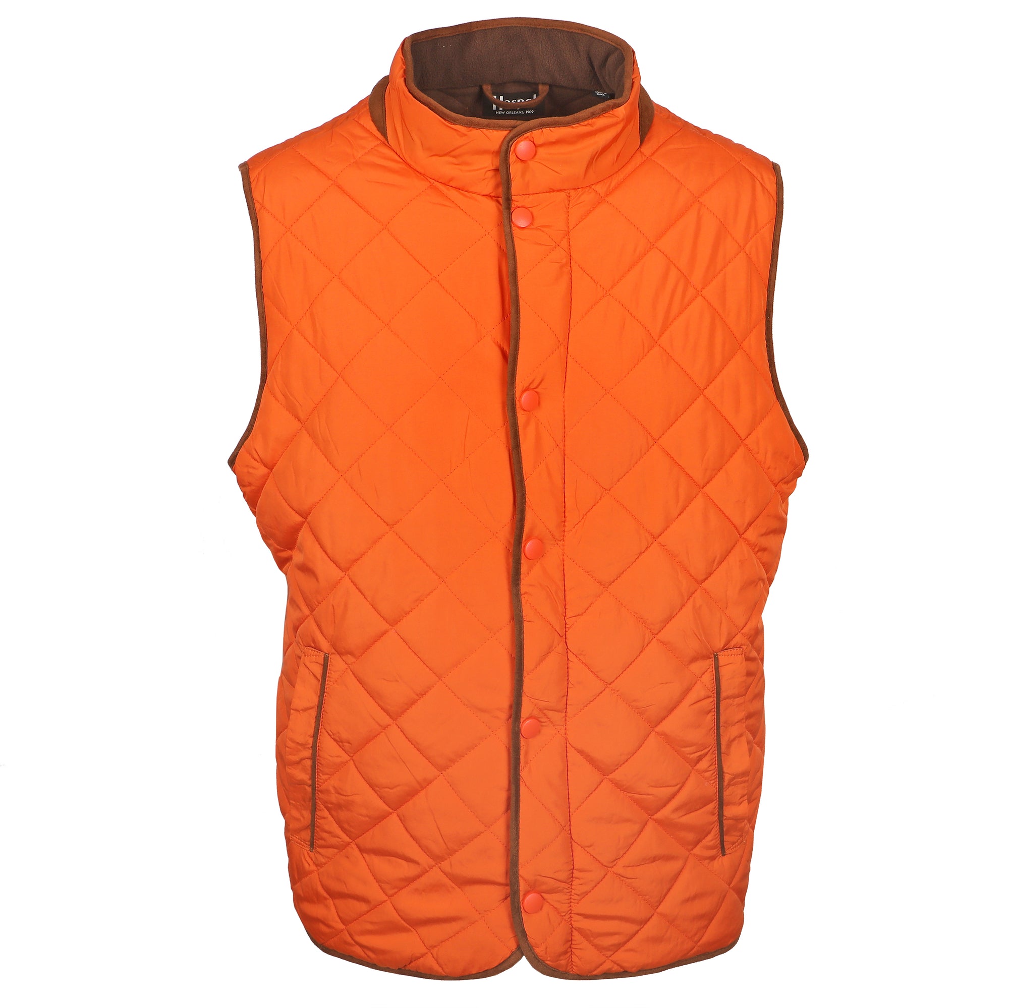 Saturday morning to Saturday night, The Sportsman was designed with interior pockets for all your gear. Get ready for sports and good times!   100% Polyester Vest  •  Quilted Shell & Warm Fleece Interior  •  Full Front Zip with Snap Button Closure  •  Four Inside Pockets  •  Machine Wash - lay flat or hang to dry  •  Imported