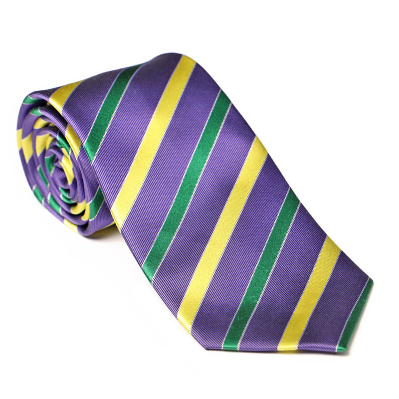 Mardi Gras Purple Stripe Tie