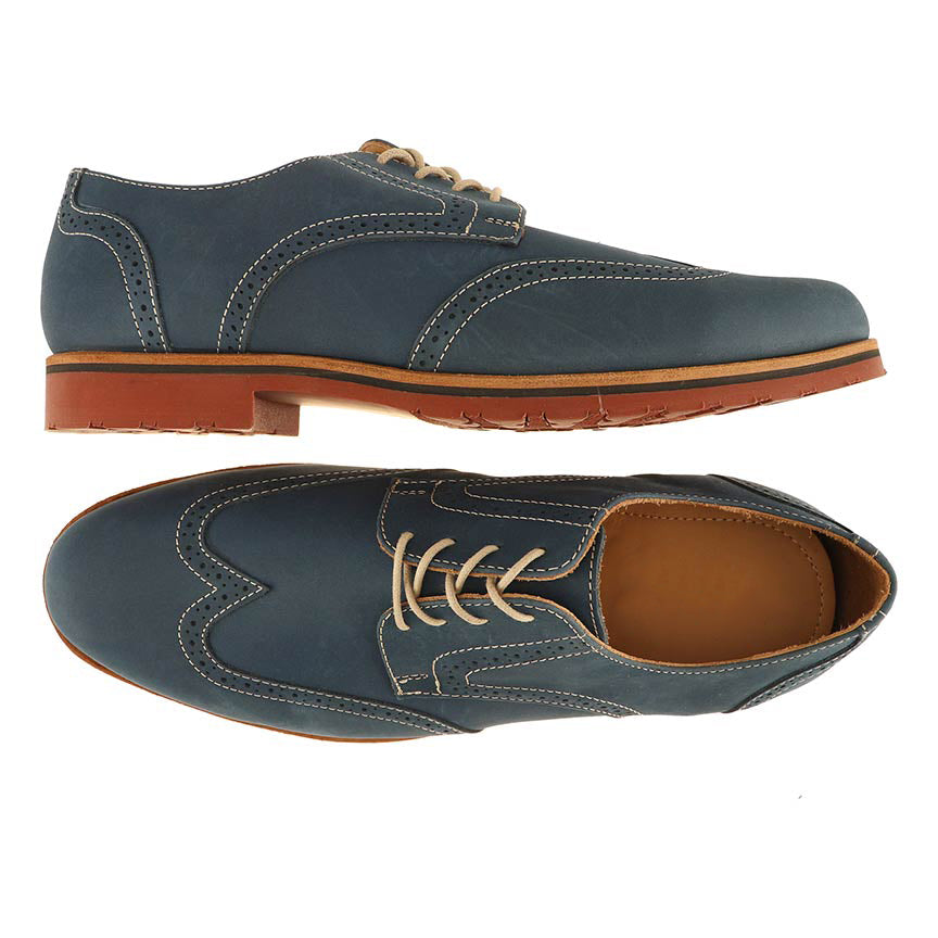 Haspel x T.B. Phelps Nubuck Wingtip - Flag Blue