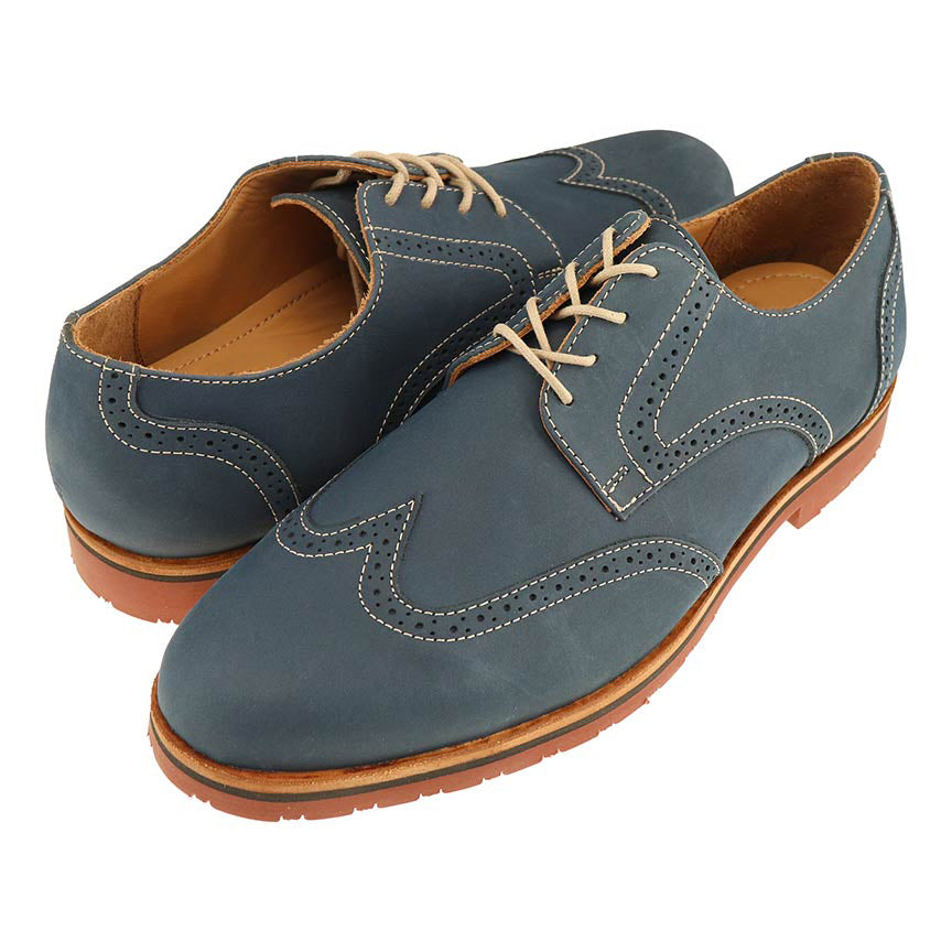 Haspel x T.B. Phelps Nubuck Wingtip - Flag Blue