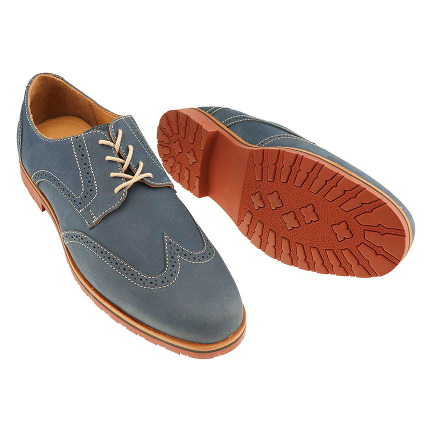 Haspel x T.B. Phelps Nubuck Wingtip - Flag Blue