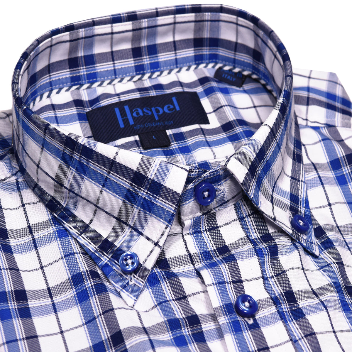 Franklin Navy &amp; Royal Blue Plaid