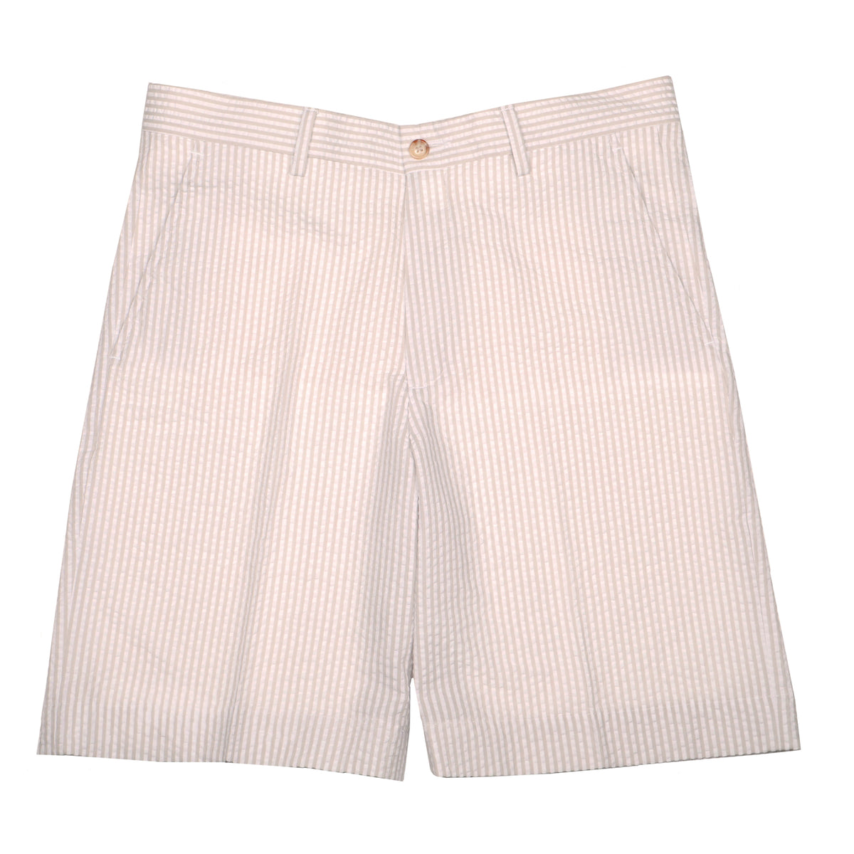*** FINAL SALE *** Rampart Khaki &amp; White Seersucker Shorts