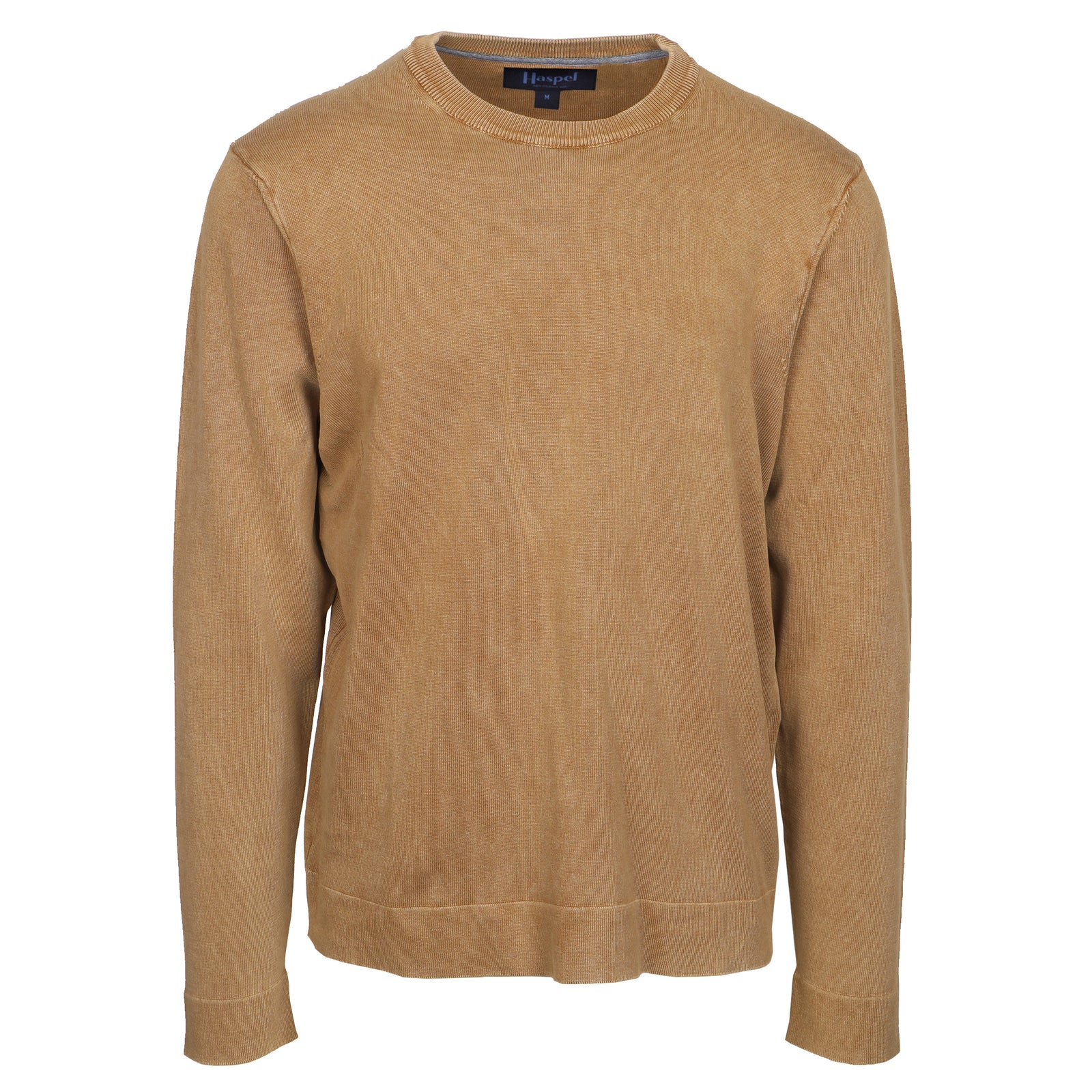 Lightweight, cozy & casual and ready to buy the first round.   100% Cotton • Ribbed Crew Neck • Garment Dyed • Washable • Made in Italy