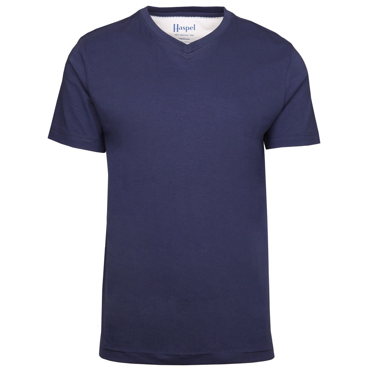 Thalia Navy V-Neck T-Shirt