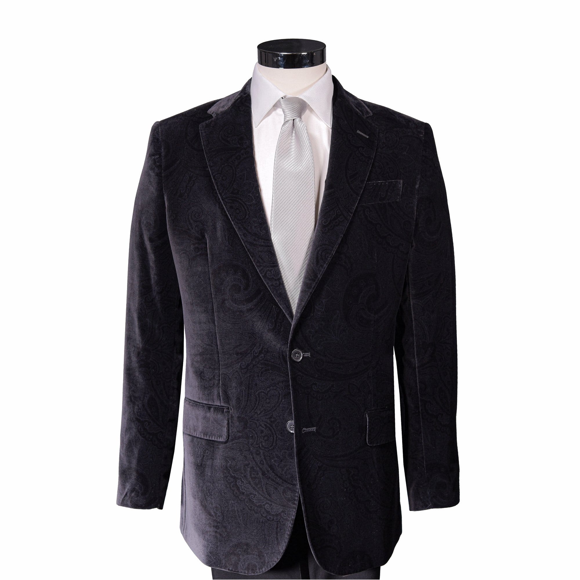 Cocktail Black Roosevelt Velvet Sport Coat - Haspel Clothing