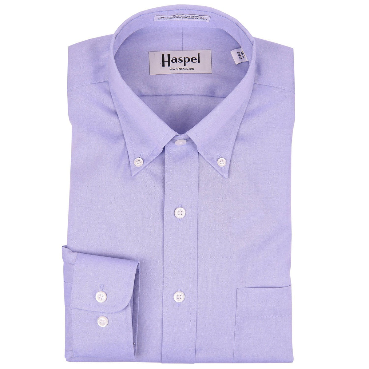 Howard Lt. Blue Button Down Oxford Dress Shirt - Haspel Clothing