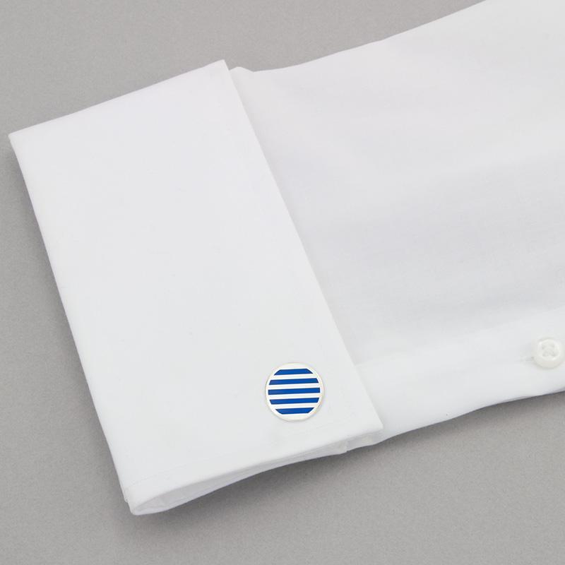 Haspel Seersucker Cufflinks Accessories Haspel BR