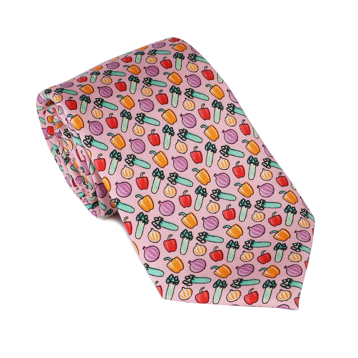 Limited Edition NOLA Couture X Haspel Pink Holy Trinity Print Tie - O/S