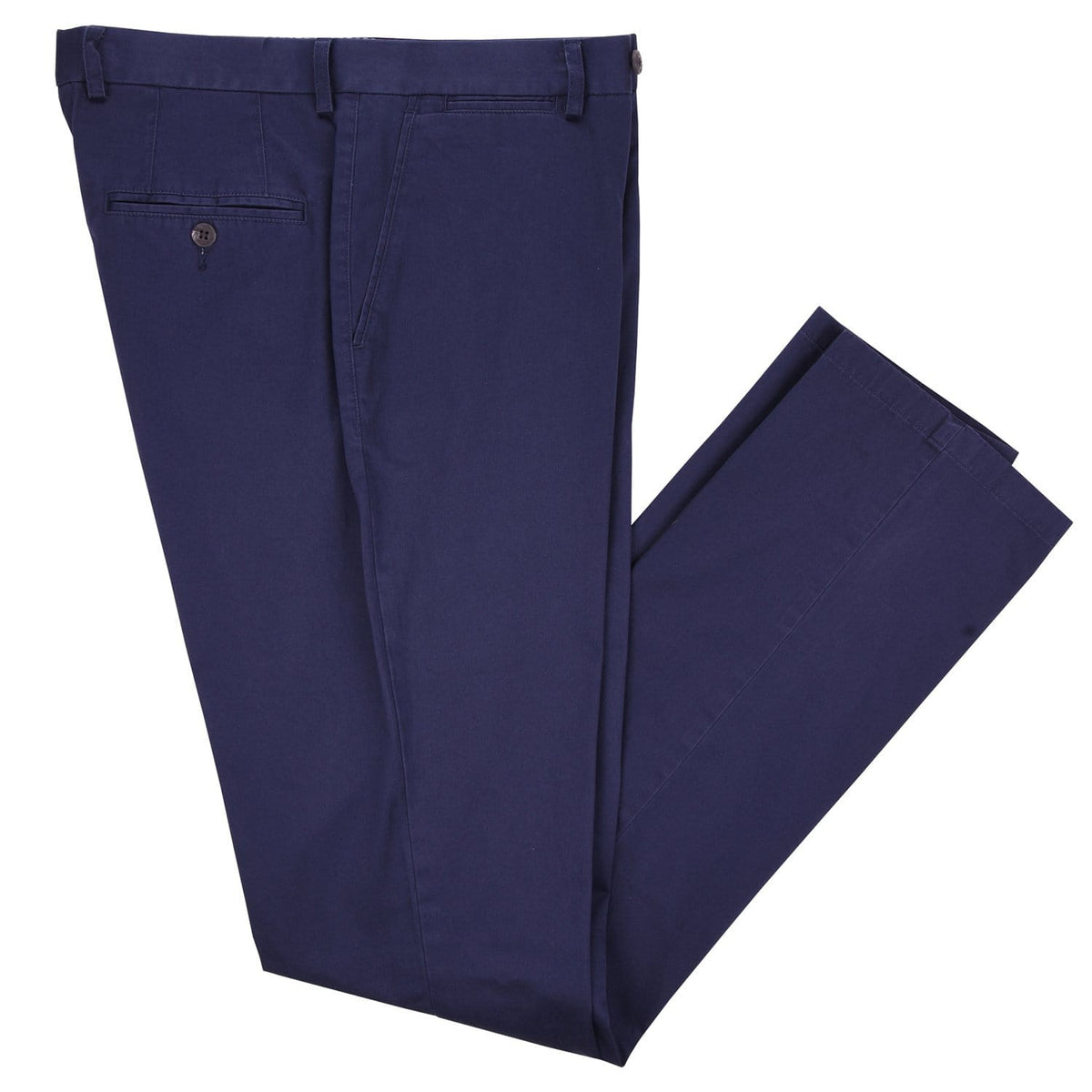 Lafitte Peacoat Cotton Twill Chino - Haspel ClothingClark Kent by day, Superman by night. A good pair of navy twill pants can transform you from supervisor to superhero with the change of a shirt. So drop the emails and pick up the tab hero.  100% Cotton • Flat Front Pant • Bottoms Finished at 37&quot; Long 