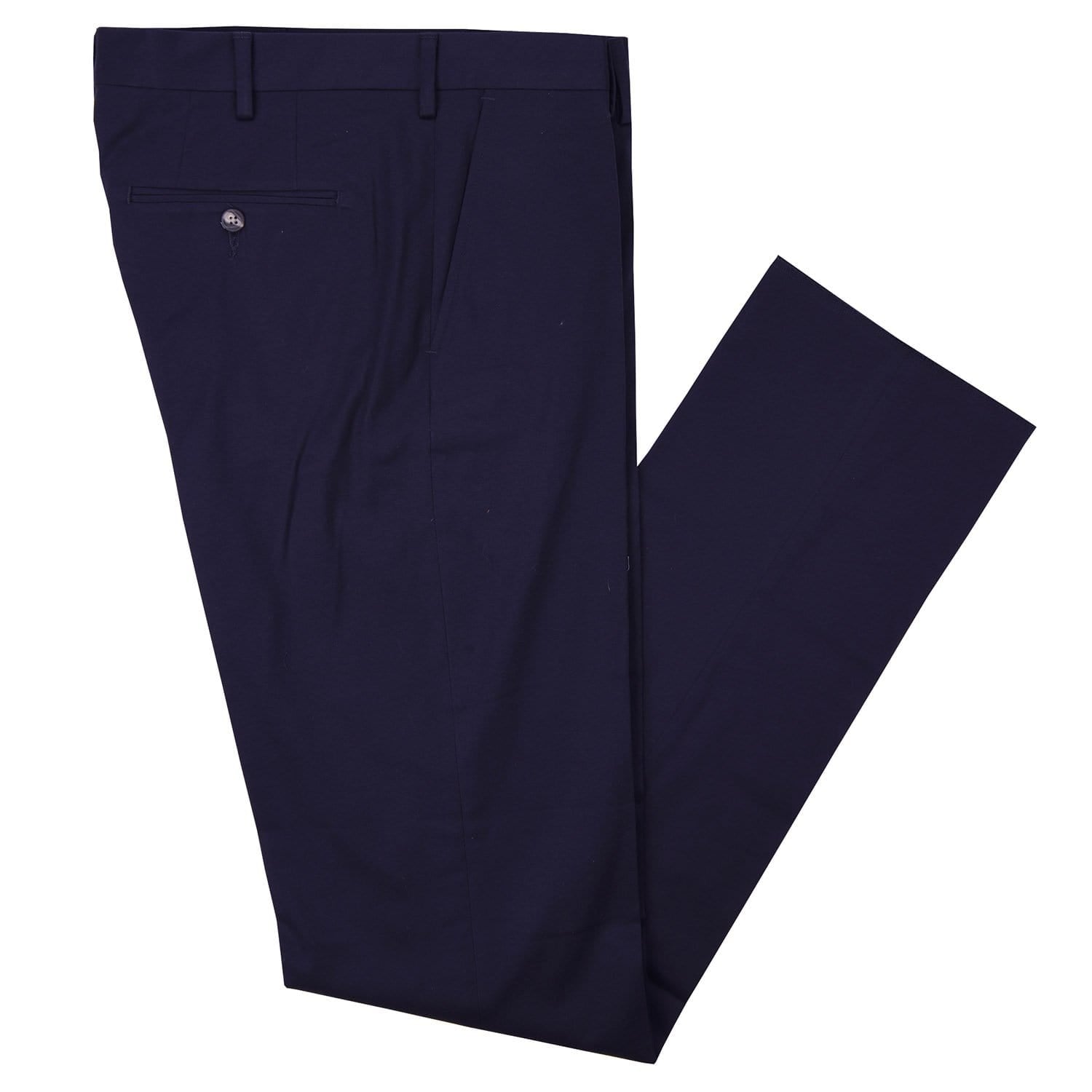 Aubrey Cotton Stretch Navy Poplin Pant - Haspel Clothing